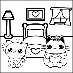 children playing coloring pages free